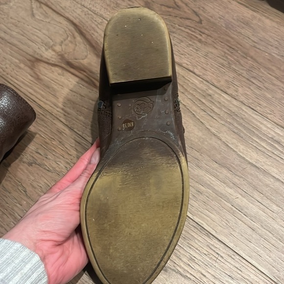 LUCKY BRAND Basel leather dark brown double zipper boot, size 8 - Picture 7 of 8